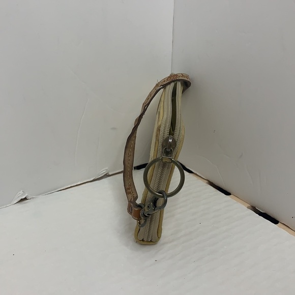 Fossil Coated Straw-Look Fabric - Picture 3 of 8